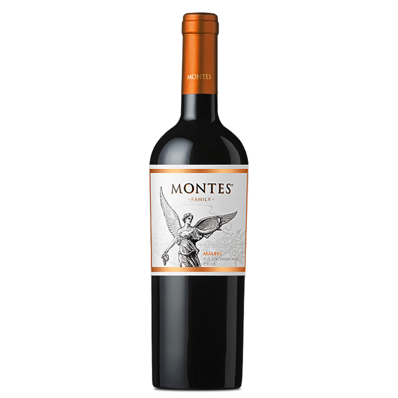 MONTES 蒙特斯 马尔贝克 空加瓜谷干型红葡萄酒 750ml