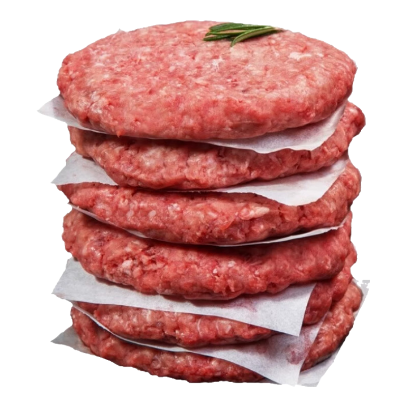 西捷谷飼漢堡牛肉餅100g*8包新鮮牛肉兒童早餐寶寶輔食食材 谷飼牛肉餅100g*8包
