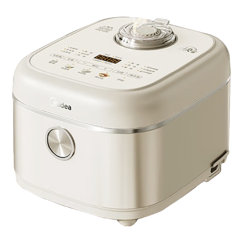 美的（Midea）电饭煲青瓷飞快系列电饭锅家用3-4-5-8个人圆灶抗菌内胆柴火饭智能预约多功能蛋糕煮粥快煮饭锅 5升青瓷内胆【蝶形猛火盘】MB-5E01R/ 5L