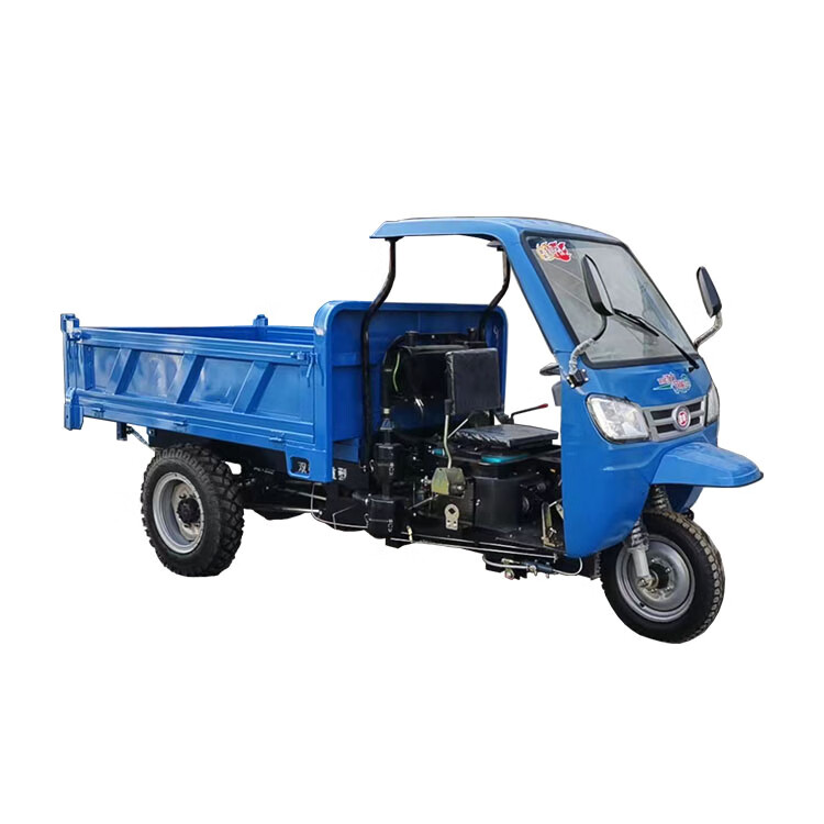 柴油三輪車農(nóng)用車工程工地自卸翻斗爬坡載重王可上牌五征時風(fēng) 豪華簡易棚/配件