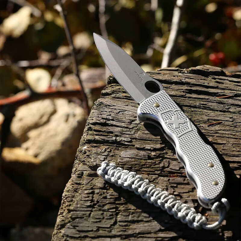 维氏(victorinox)瑞士军刀狩猎大师130mm多功能刀猎魔人收藏款 银色铝