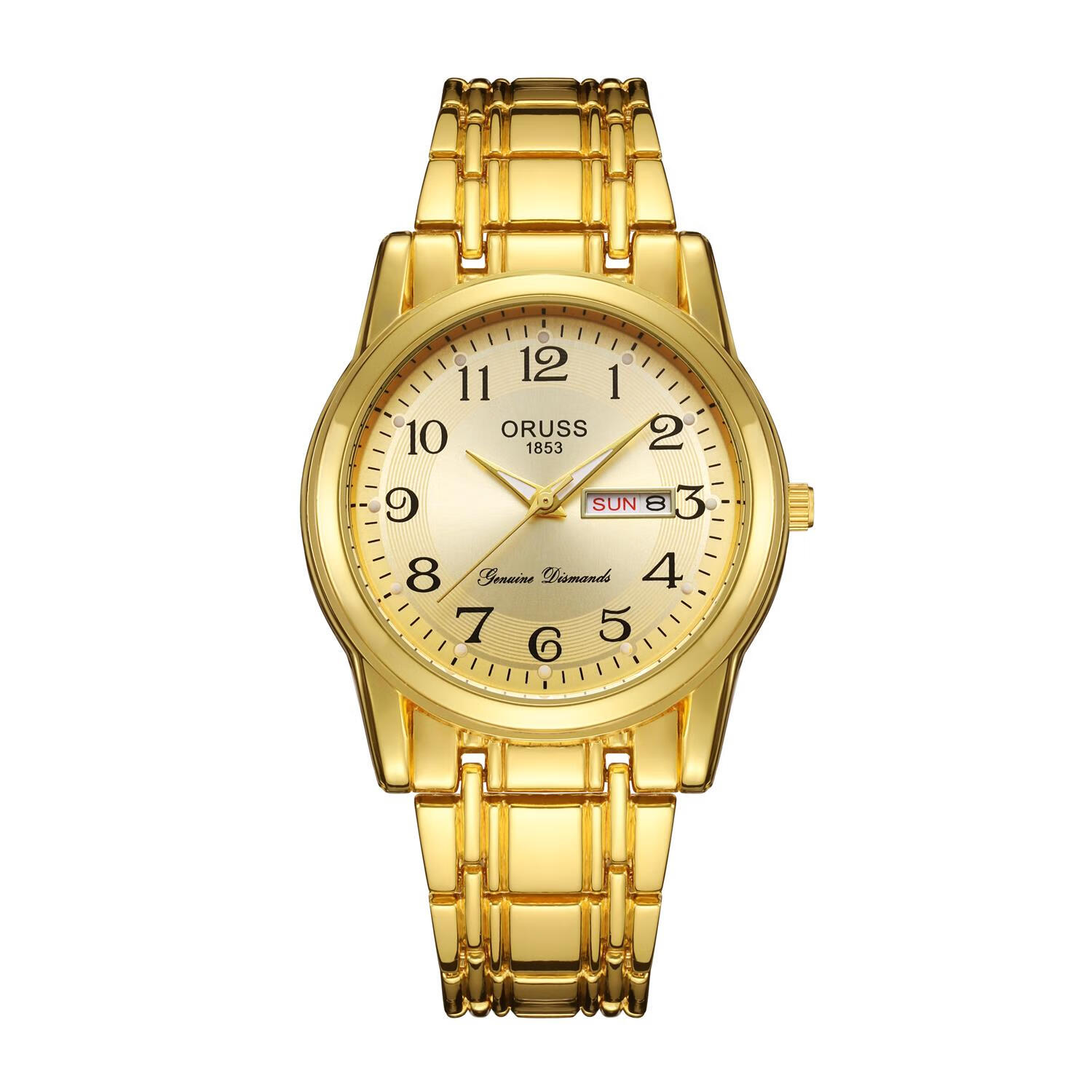 上海(shanghai)手表男夜光日历腕表全自动机芯械夜光防水日历男表大