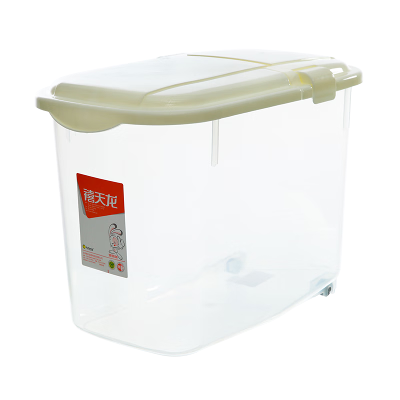 禧天龙米桶密封储米箱防潮防虫带滑轮赠送量杯-价格趋势史上最低！
