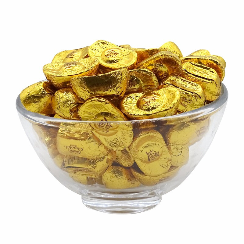 徐福记金元宝金币金条金砖金牌巧克力 金龙金币年货年会创意活动 500g