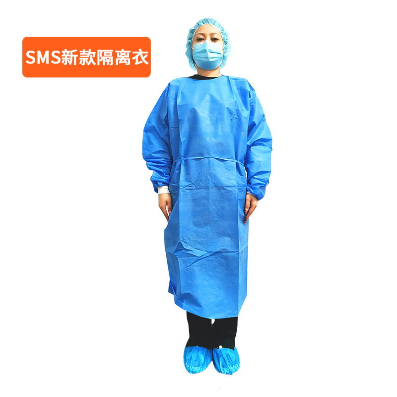 医用sms一次性手术衣分体式医护防护服隔离衣服反穿褂式m1wmy 医用