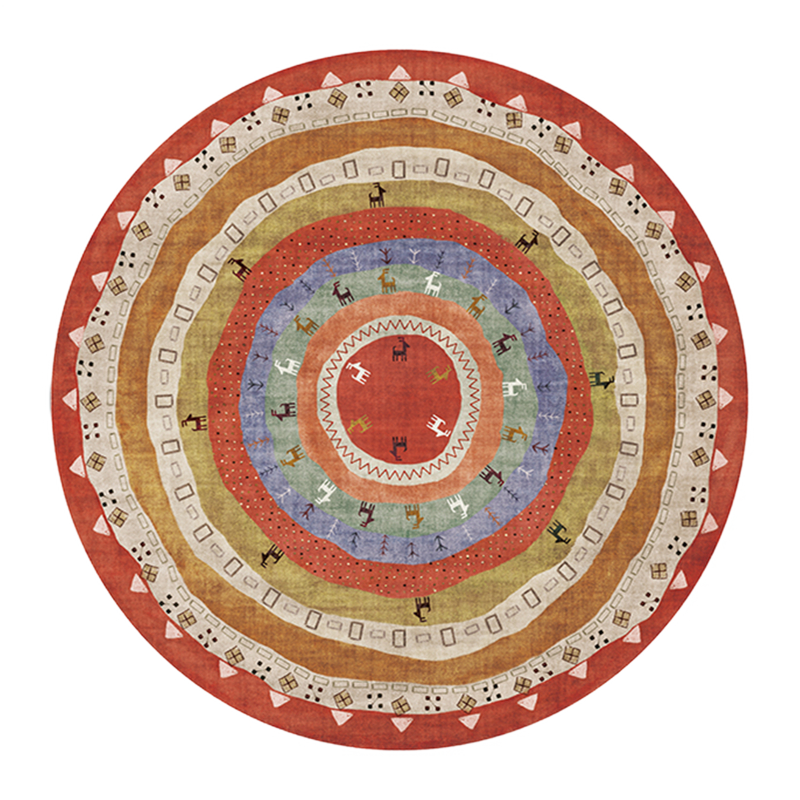 ŷ��˹��Oulens�� 100cm*100cm ��ˮϴ����ɫ ��ŷRedԲ�� 19.8Ԫ