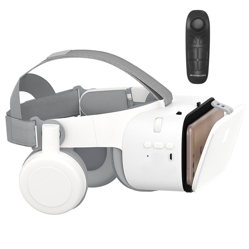 虎克 三星S10+/S10e vr虚拟现实3d眼镜A9s手机头戴式影院游戏机A8s头盔一体机ar眼睛 Z6无线版 VR眼镜+手柄遥控器