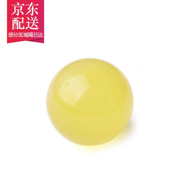 彩荷原礦琥珀蜜蠟散珠圓珠桶珠佛頭隔片隔珠手鏈diy配件星月配飾 蜜蠟圓珠11mm/顆