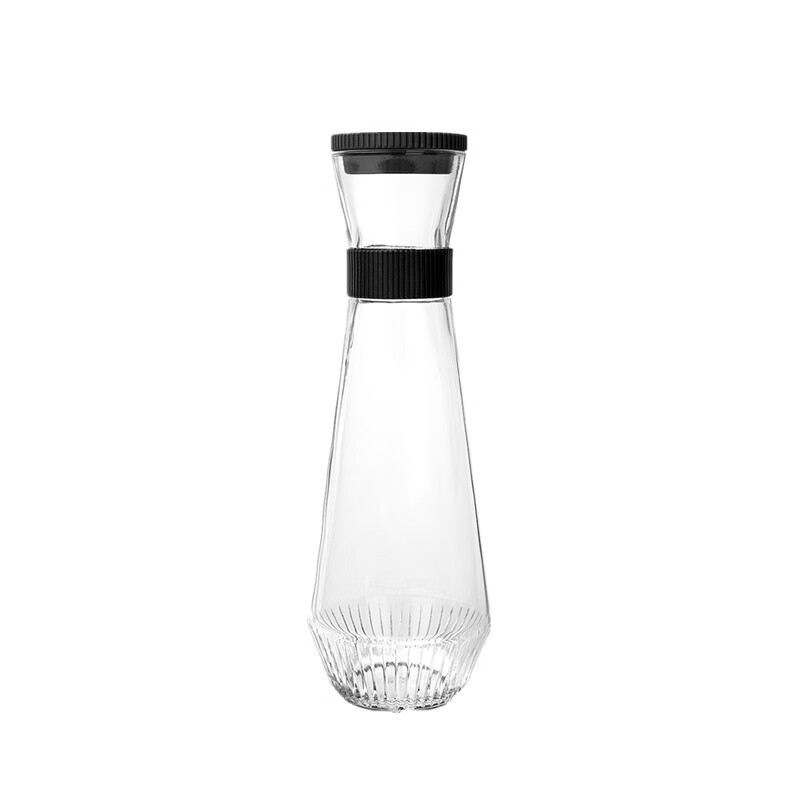 【丹麦王室供应商品牌】Rosendahl欧森丹尔丹麦进口玻璃水瓶冷水壶瓶无铅玻璃25060系列 黑色