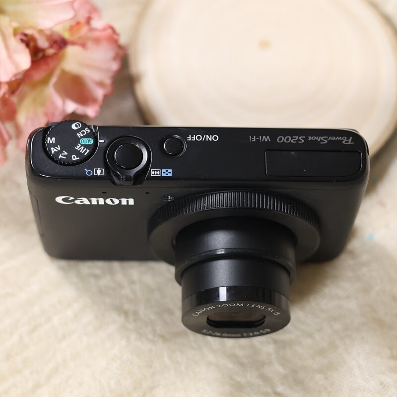 佳能(canon)/ powershot s200 复古相机 便携卡片机 s200黑色1010万5