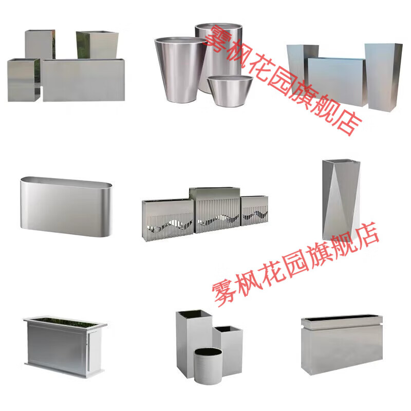 组合圆形花坛商业广场树池售楼部花钵室外花槽 支持款式尺寸logo定制