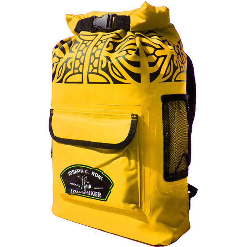 户外防水包潜水背包双栖跟屁游泳包海边漂流溯溪浮潜防水袋 纪念版黄色 20L