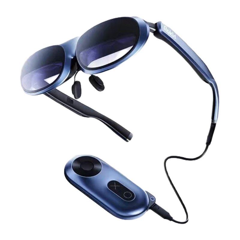 ���ڲ�����ROKID Maxϵ�� ��������AR�۾� ����3D��Ļ��Я��Ϸ��Ӱ ��VR�۾�һ����ֻ�����Ͷ�� �����ƿMax����+Station�ն�