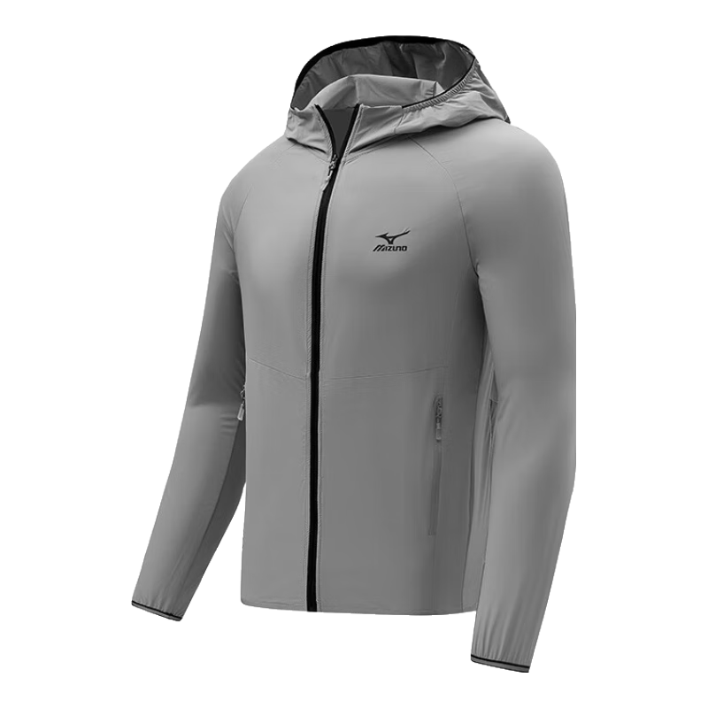 美津濃（MIZUNO）防曬衣男士外套皮膚衣防曬服冰絲遮陽(yáng)戶(hù)外夾克