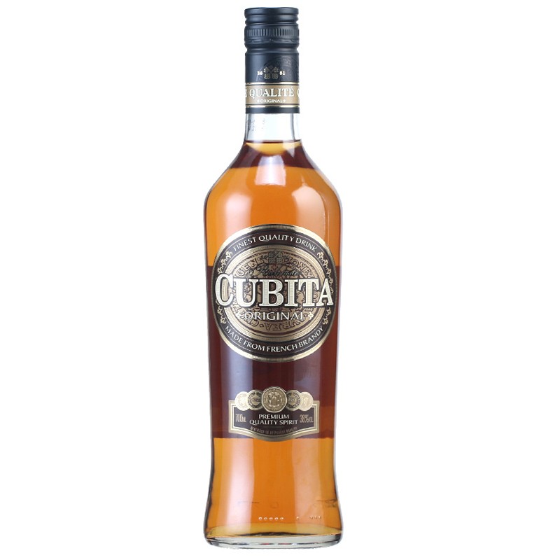 洋酒原装进口 cubita古贝塔/杜卡特白兰地38度 700ml 单瓶
