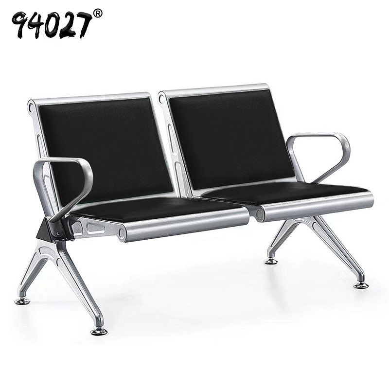 94027排椅营业大厅等候椅双人位加软包皮机场椅商场休息椅
