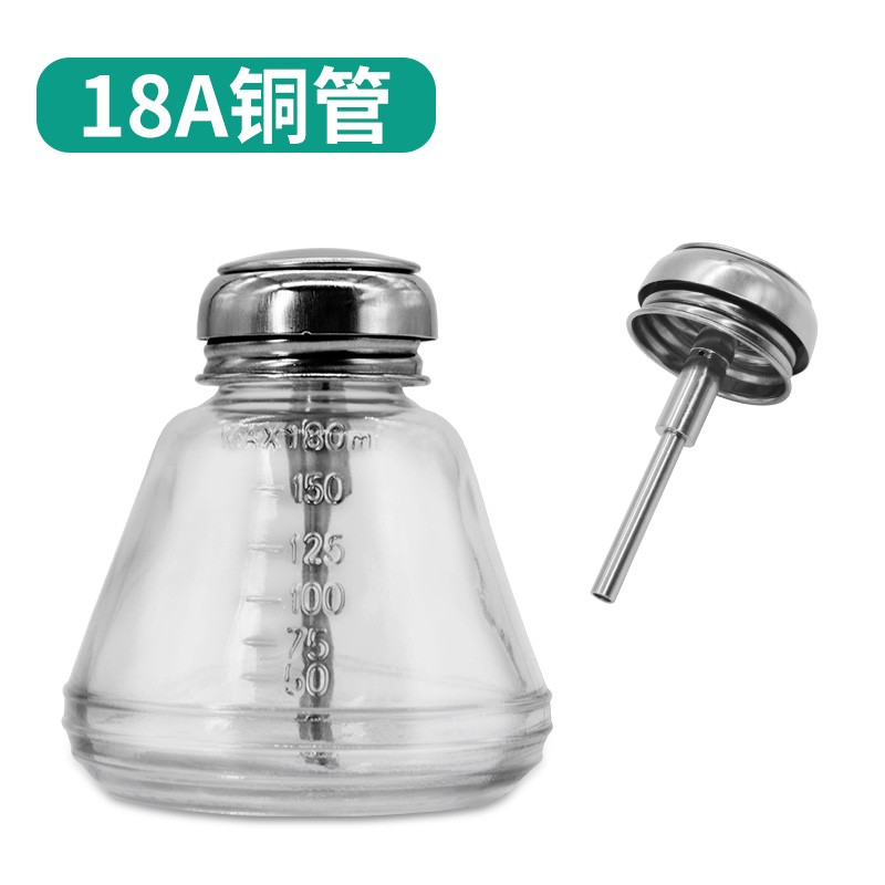 HANDSKIT�Ӻ����ƾ�ƿ180ml��ѹʽ��ҵ��ά���Զ���ˮͭо����ʴˮƿ 18Aͭ��(180ml)