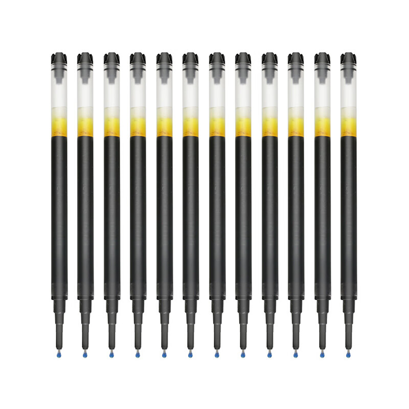 百乐(pilot)bxs-v5rt 中性笔芯 按动水性笔替芯 bxrt-v5开拓王笔芯(12