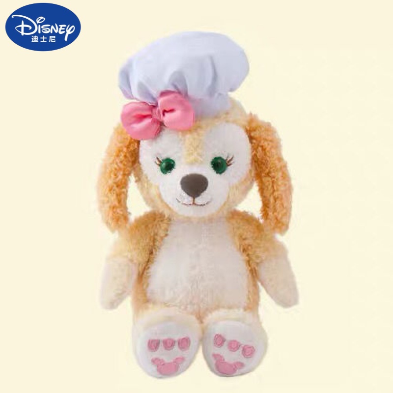 disney达菲新朋友可琦安狗公仔cookie厨师饼饼曲奇狗娃娃毛绒玩具