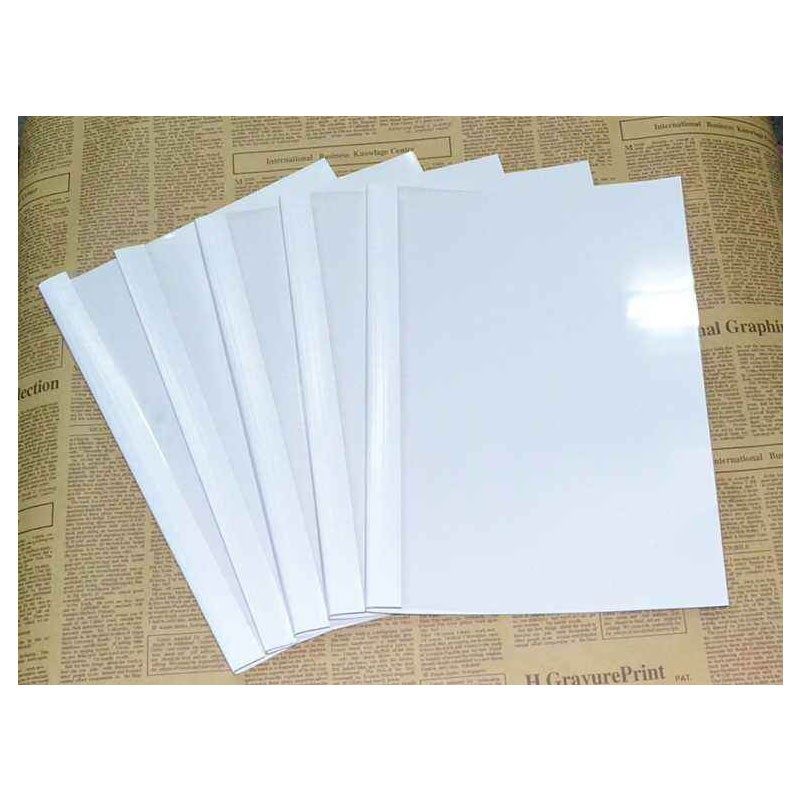 热熔装订机标书文件塑料pvc封套a4胶装机封皮透明封面纸质封底100个装