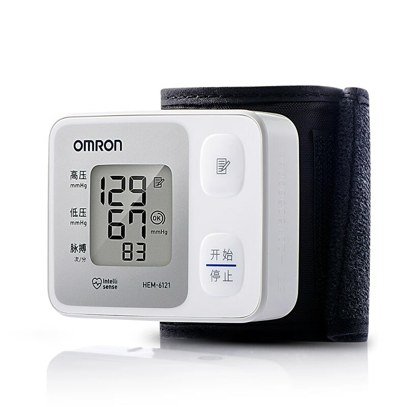电子血压计家用高精准测量仪手表医用t10仪器t30 欧姆龙6121标准款