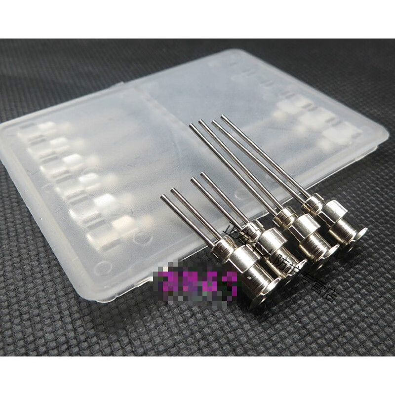 不锈钢双管针头点胶针头不锈钢点胶机打胶机针筒针咀双头针头针尖 16g
