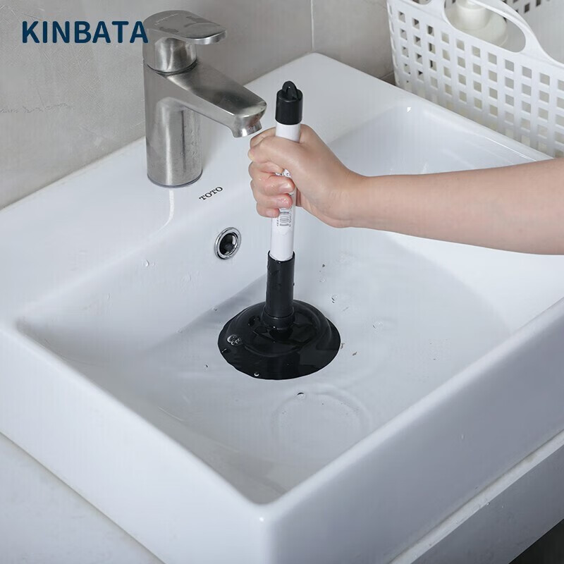 kinbata马桶吸皮搋子加厚吸盘水拔子厕所疏通器一炮通马桶抽堵塞器