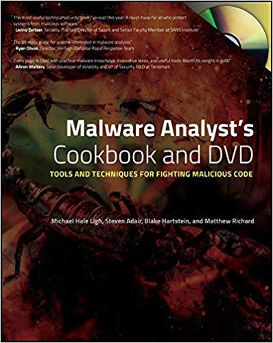 预订 malware analysts cookbook and dvd