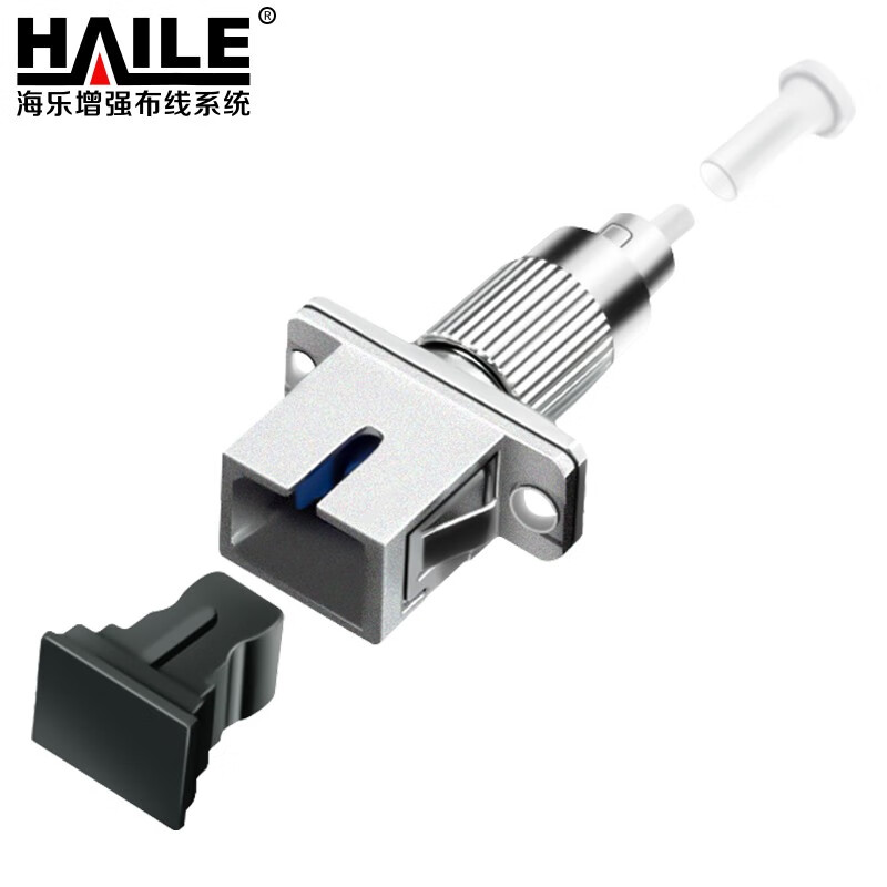 大方头母转圆头公法兰盘 光纤跳线尾纤对接头 sc母转fc公法兰头 hsc