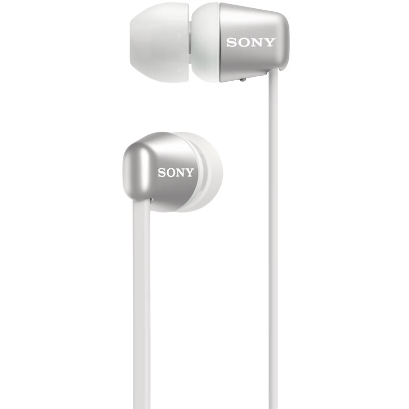 索尼（SONY） WI-C310 颈挂入耳式无线蓝牙耳机挂脖式耳麦立体声 白色