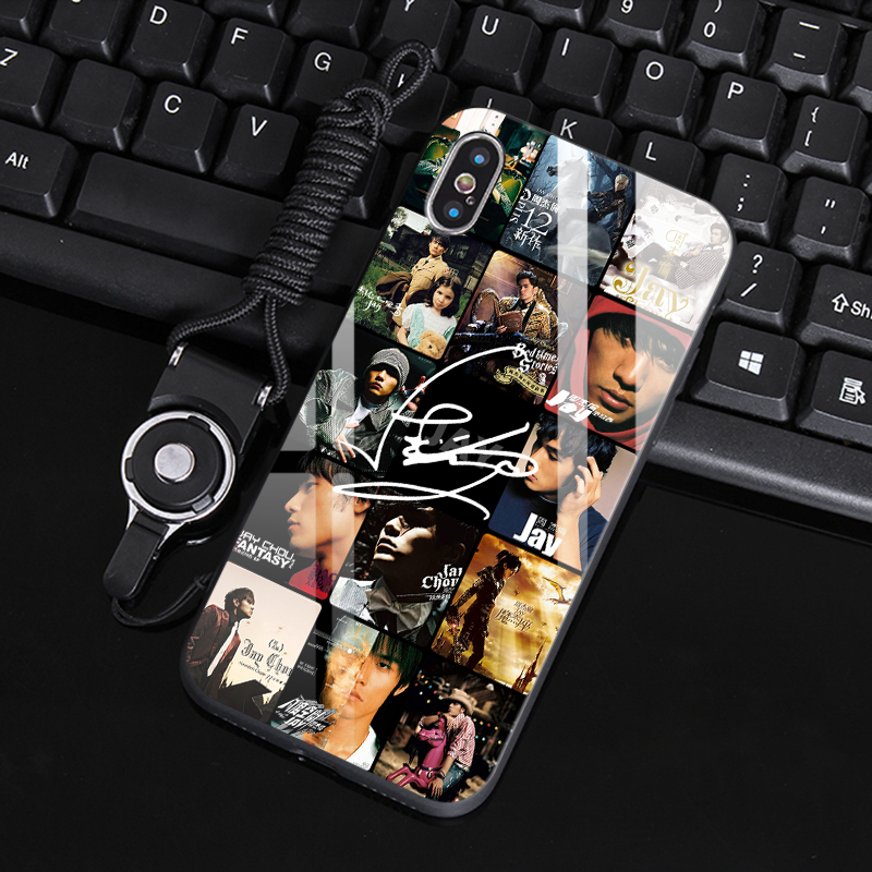 90/nova11手机壳软套动漫周边 周杰伦专辑 磨砂黑软壳-备注手机型号