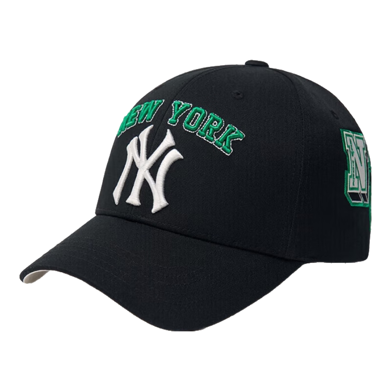MLB棒球帽子夏季鴨舌帽 硬頂顯臉小休閑帽子送禮3ACPV044N-50BKS