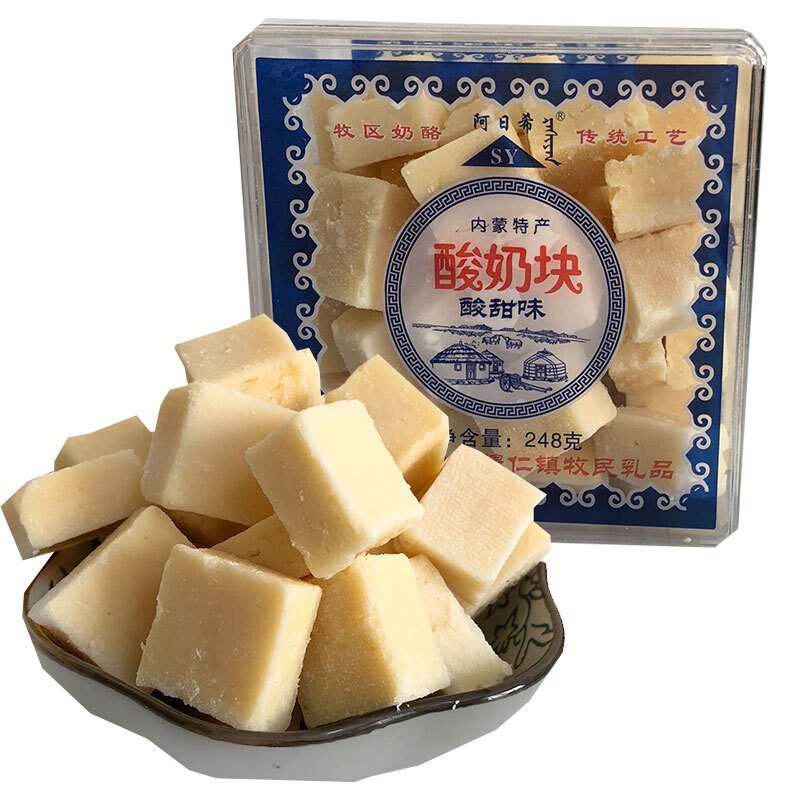 阿日希(arixi)阿日希酸奶块248g盒装奶豆腐块奶酪内蒙特产奶砖草原