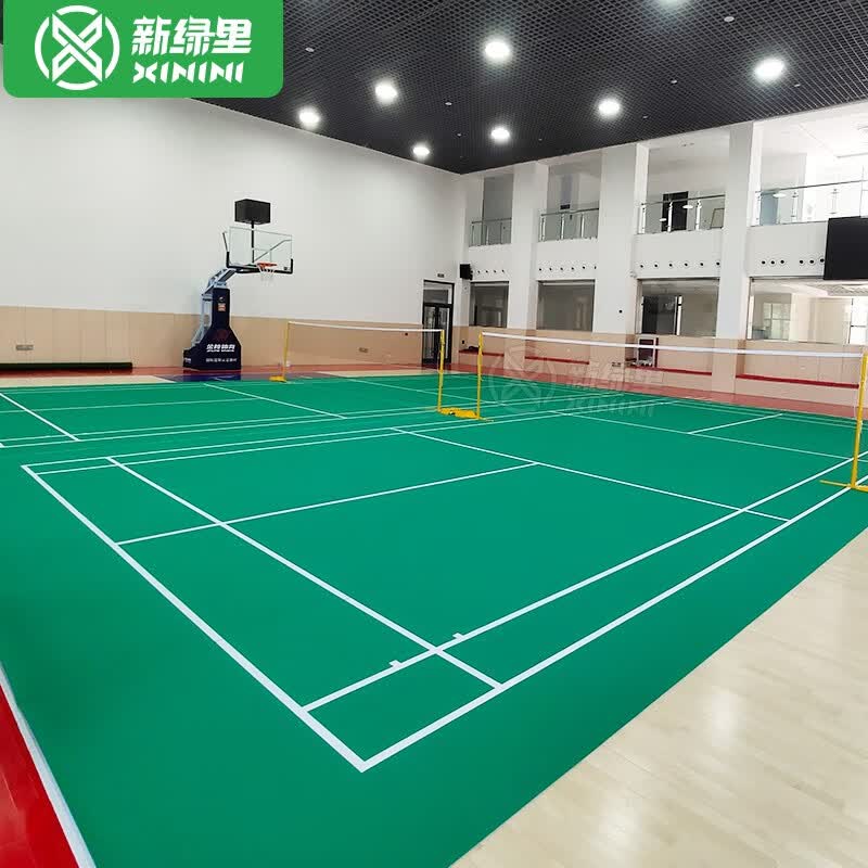 新绿里(sigreeny)羽毛球地胶室内运动地板羽毛球场地垫pvc运动地胶 云