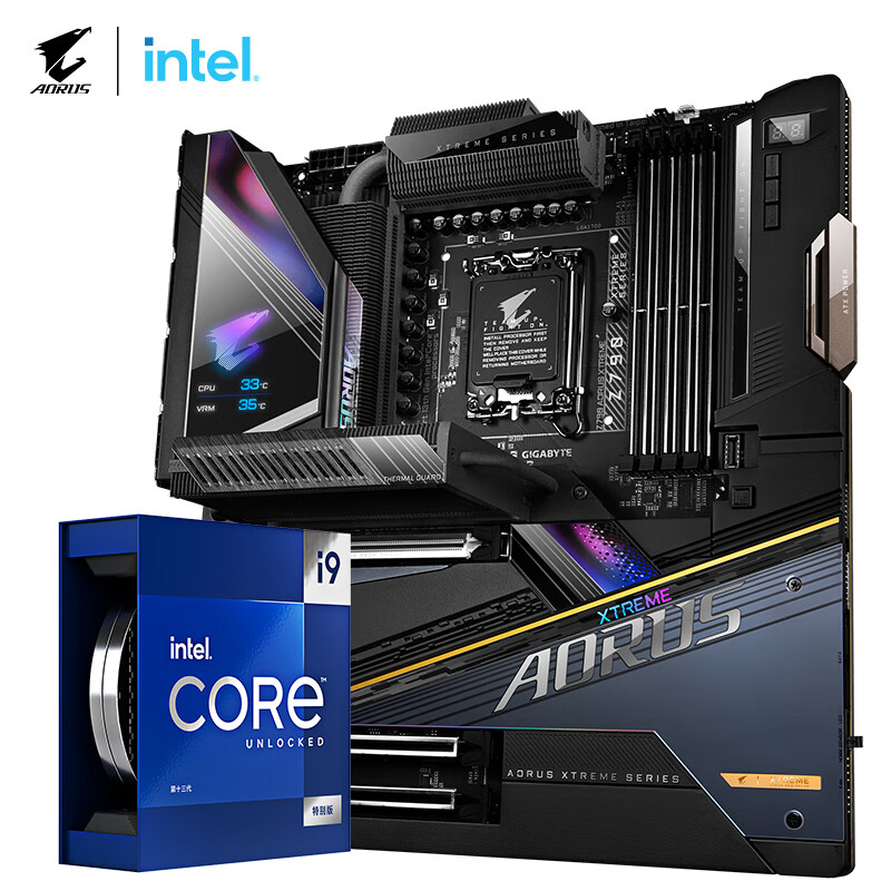 技嘉（GIGABYTE）主板CPU 套装 大雕 Z790 AORUS XTREME+i9-13900KS 处理器 板U套装