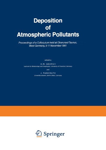 预订 deposition of atmospheric pollutants