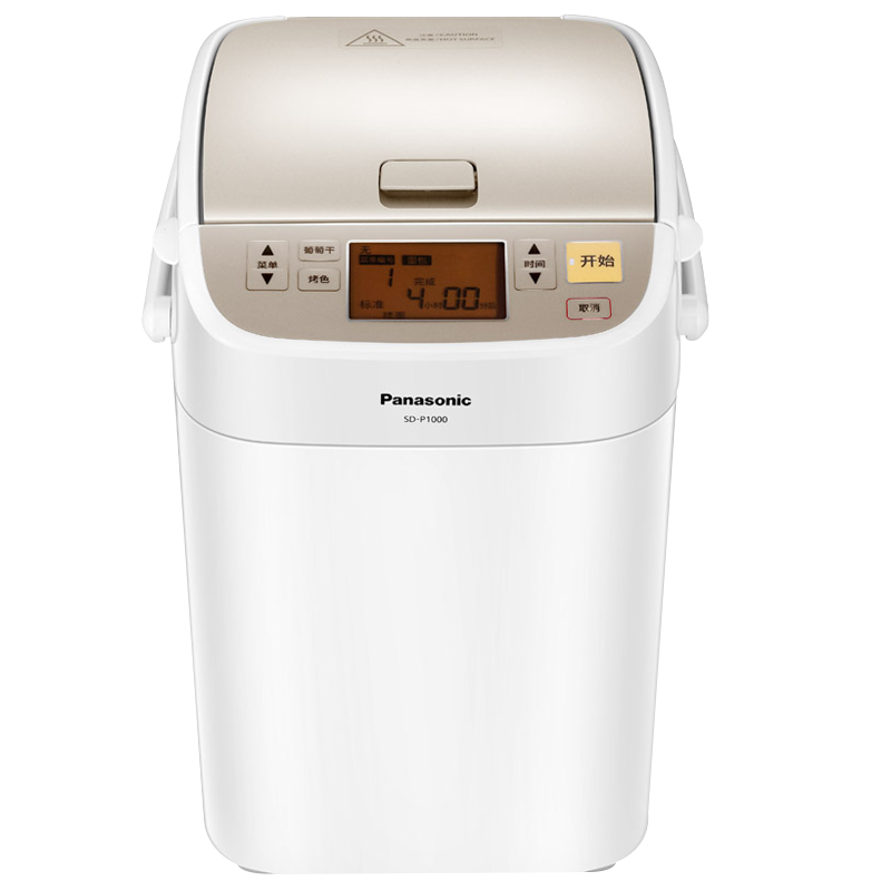 松下（Panasonic） 面包机P1000烘焙全自动投放智能预约多功能和面机家用揉面机 SD-P1000