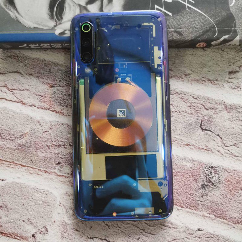 hkychkyc适用小米9/cc9/cc9pro/9se玻璃后盖改装后壳探索版透明手机