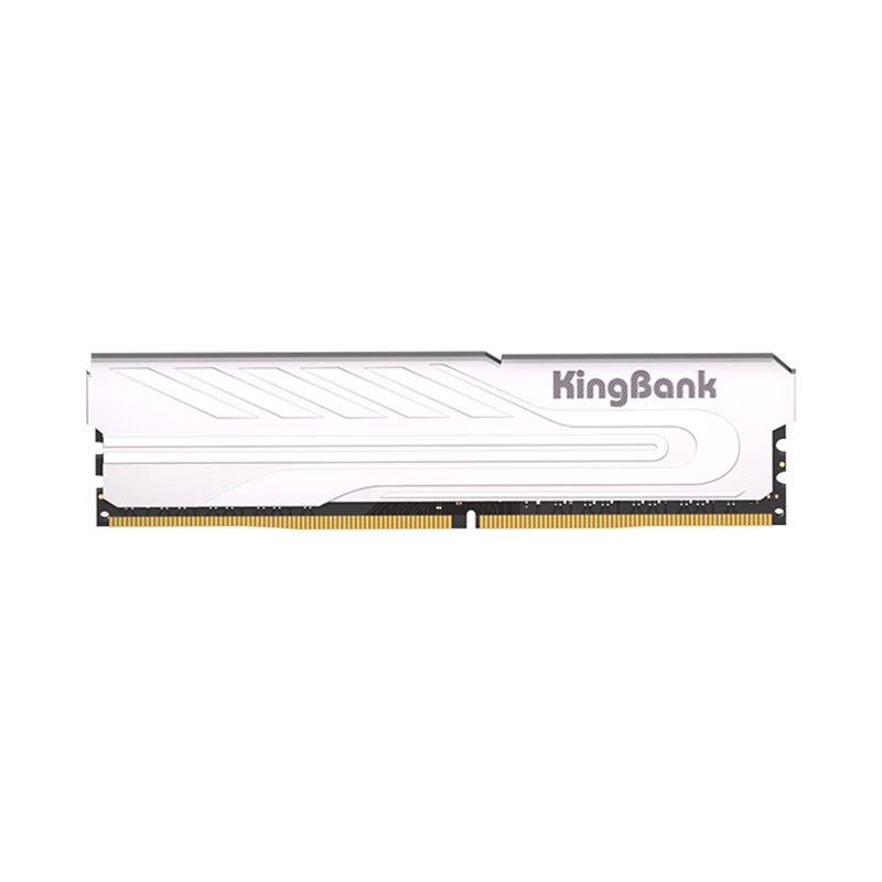 KINGBANK 金百达 黑爵系列 DDR4 2666MHz 台式机内存 马甲条 银色 8GB