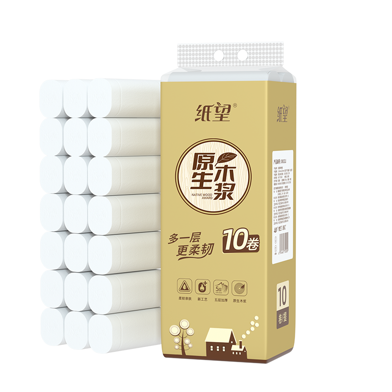 漫花原生木浆家用无芯卷纸小卷厕所用卫生纸,价格走势、评测、口碑推荐