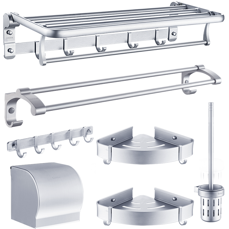 cobbe 卡贝 太空铝置物架套装 六件套