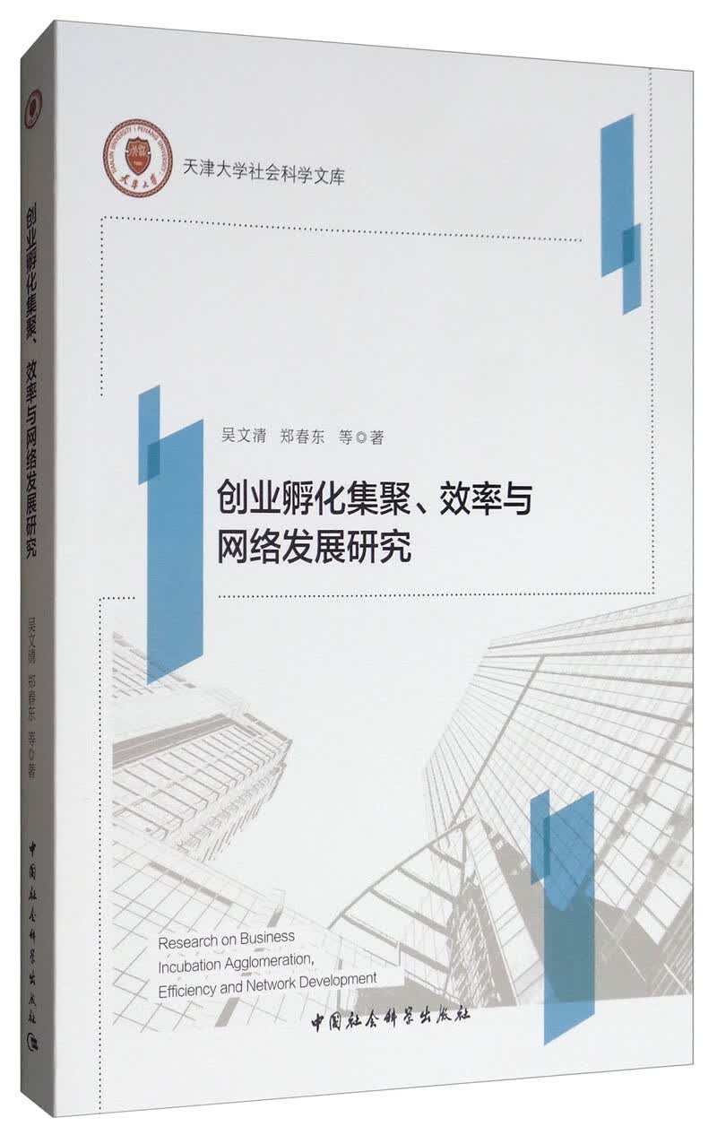 创业孵化集聚、效率与网络发展研究