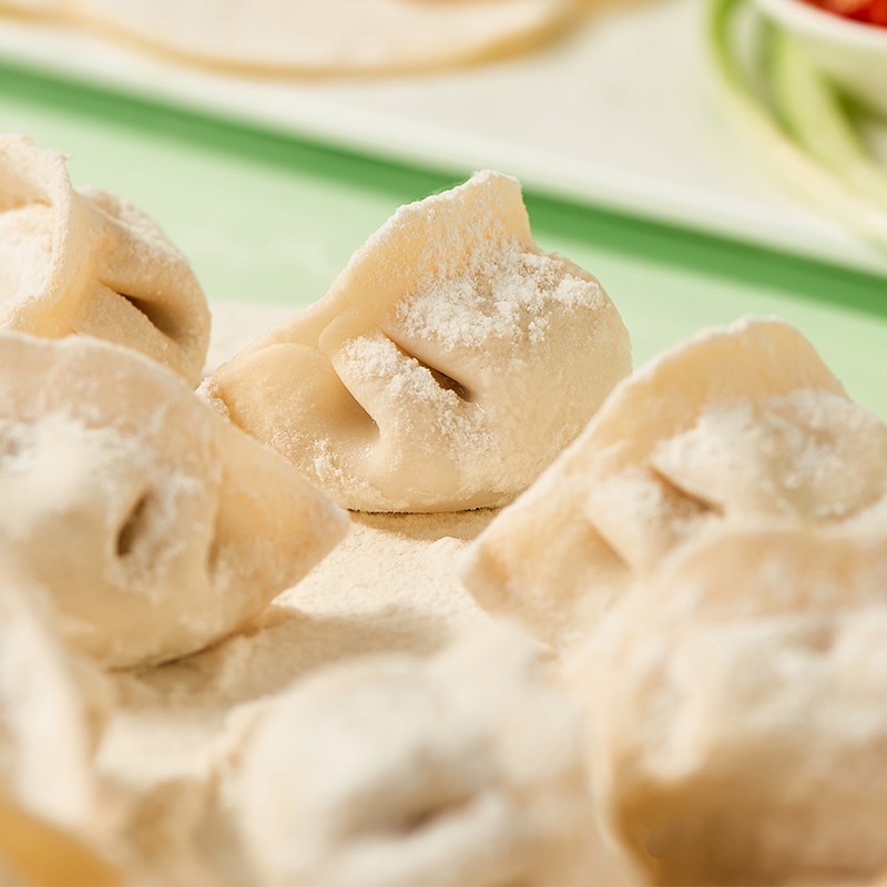 科迪 金运水饺500g 海鲜虾仁馅冬菇猪肉馅 不添加防腐剂 速冻水饺早餐