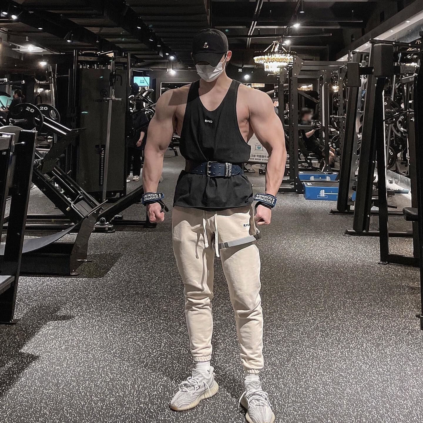 冉同肌肉男显身材小背心男基础款健身背心男宽松坎肩工字吊带训练无袖