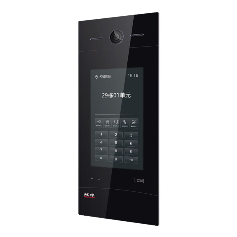冠林可视对讲梯口机f机人脸识别/s智能终端大门 gl8-k4