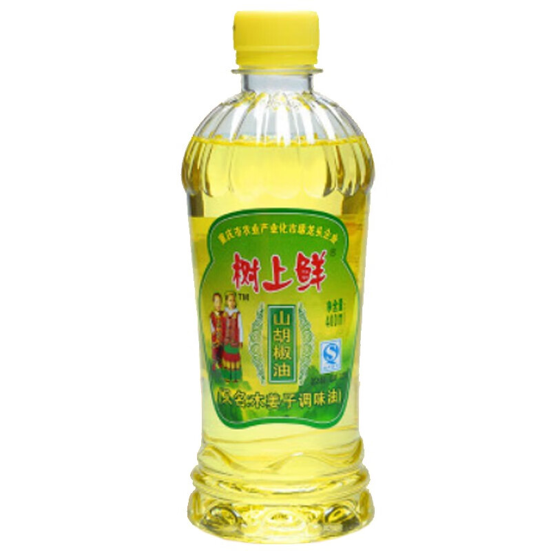 樹(shù)上鮮山胡椒油400ml正宗重慶萬(wàn)州特產(chǎn)純木姜子油非湖南山蒼子油 樹(shù)上鮮山胡椒油400ml*1瓶