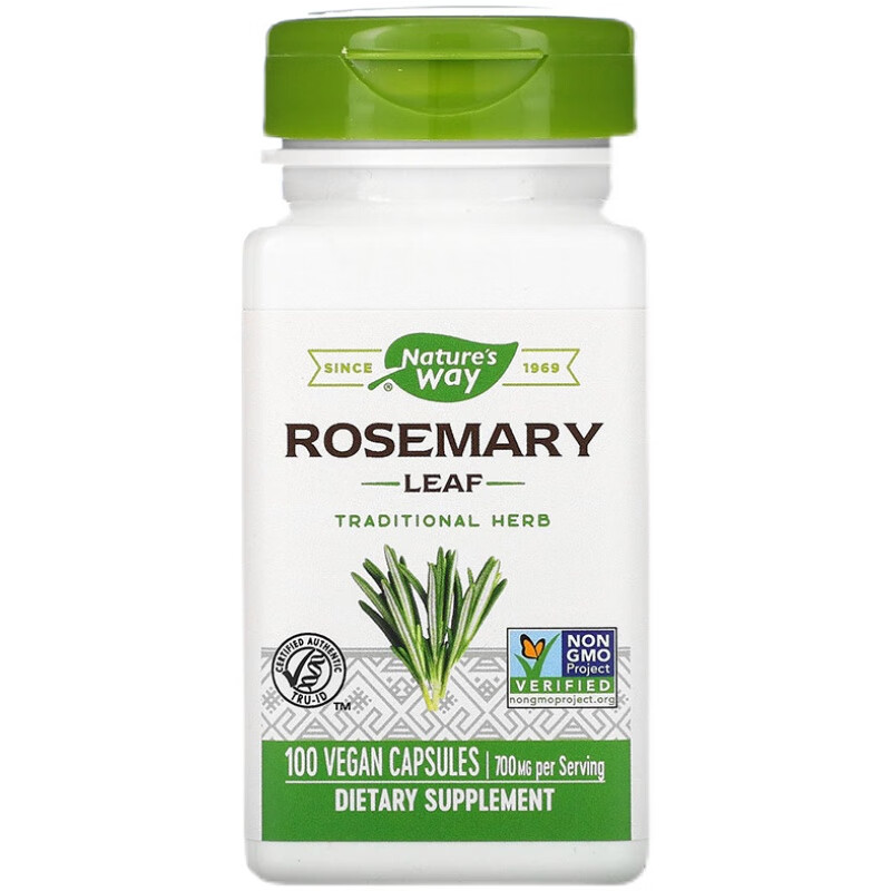 natures way美国rosemary leaf迷迭香叶胶囊100粒 100粒