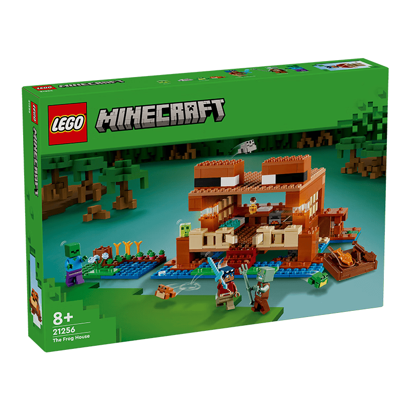 乐高(lego)积木拼装我的世界21256 青蛙房屋8岁 男孩女孩儿童玩具生日