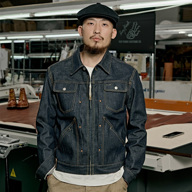 玩累了的孩子·1960s风琴牛仔  15oz冈山赤耳原牛 talon泰龙拉链四袋