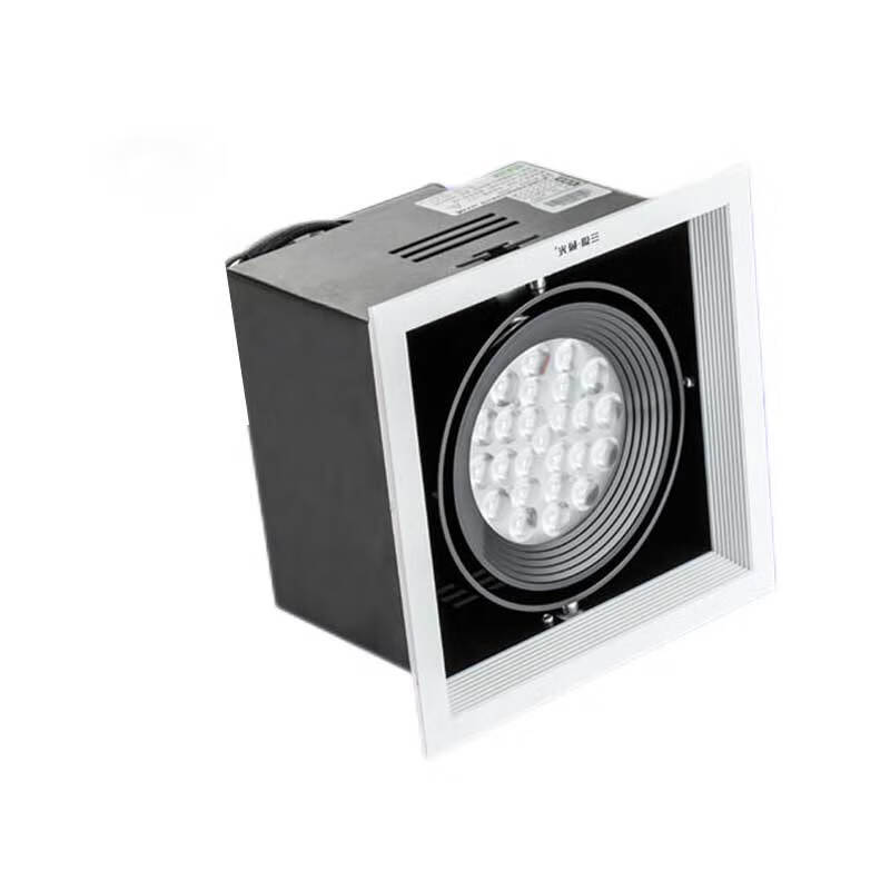 三雄极光pak 单头1x30w-3000k暖黄光 led格栅射灯星际系列斗胆灯豆胆